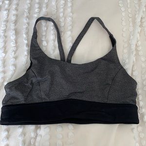 Lululemon mesh racerback sports bra.